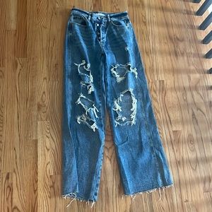 Pacsun baggy blue jeans